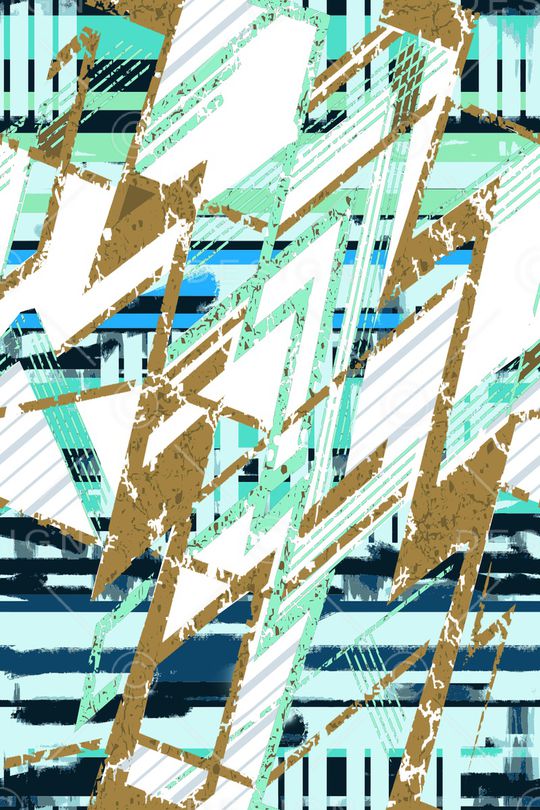 几何印花华亿平台图片