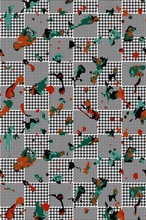 年轻女性印花华亿平台图片