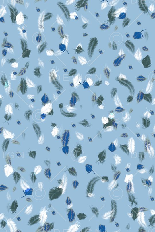 羽毛印花华亿平台图片