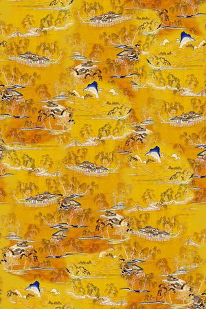 连衣裙印花华亿平台图片