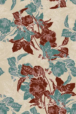 绿植树叶印花华亿平台图片