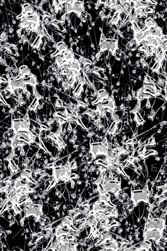 抽象男装印花华亿平台图片