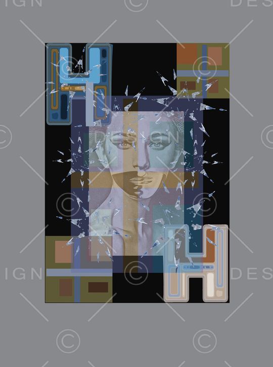 字母印花华亿平台图片