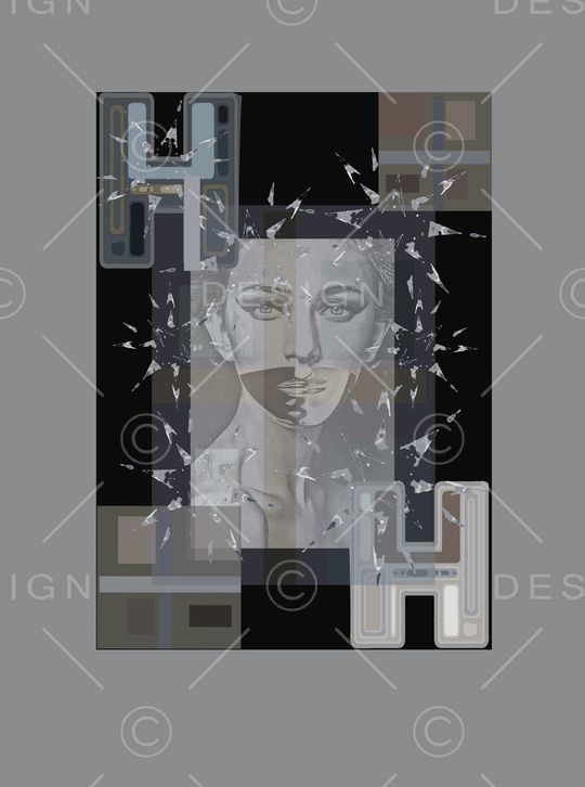 字母印花华亿平台图片