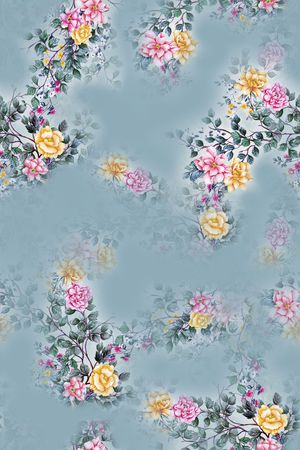 连衣裙印花华亿平台图片