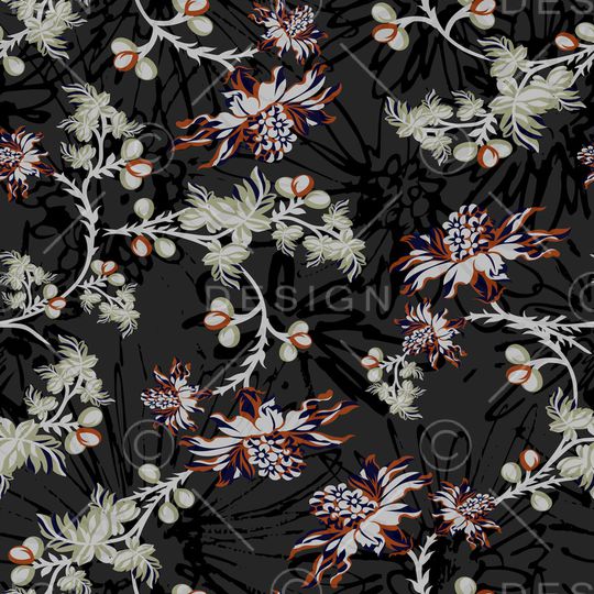 绿植树叶印花华亿平台图片