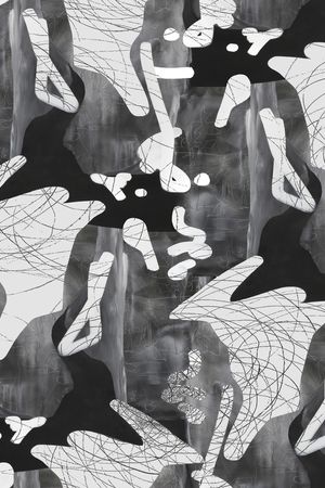 线条印花华亿平台图片