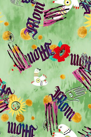 男装满版花印花华亿平台图片