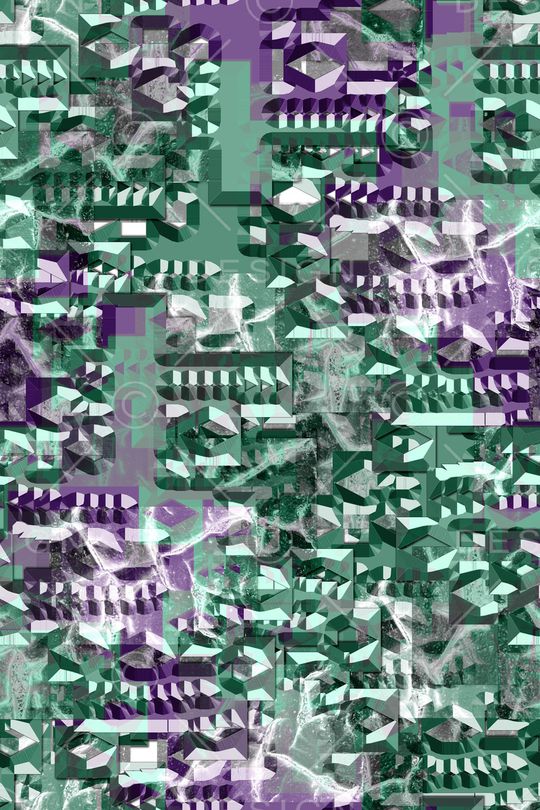 抽象男装印花华亿平台图片