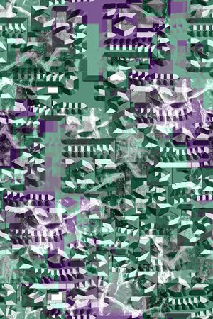 抽象男装印花华亿平台图片