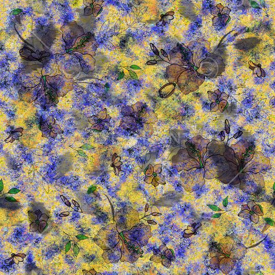 绿植树叶印花华亿平台图片