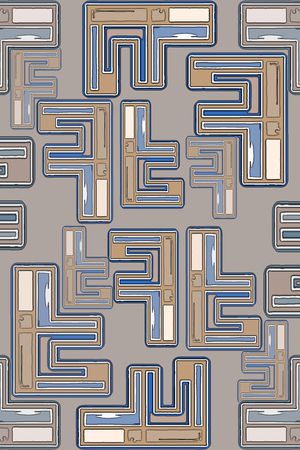 格子印花华亿平台图片