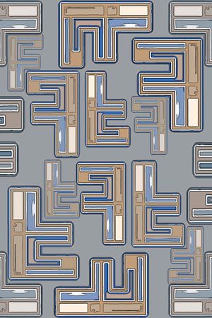 格子印花华亿平台图片