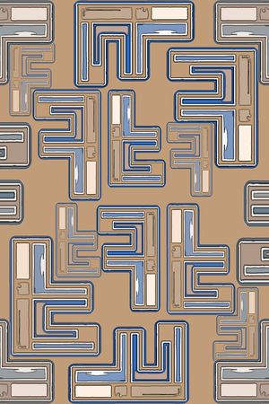 格子印花华亿平台图片