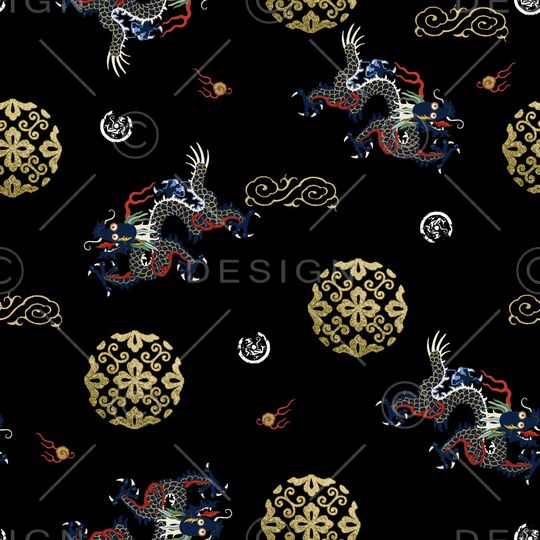 唐装印花华亿平台图片