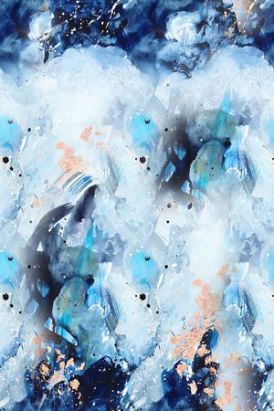 水彩印花华亿平台图片