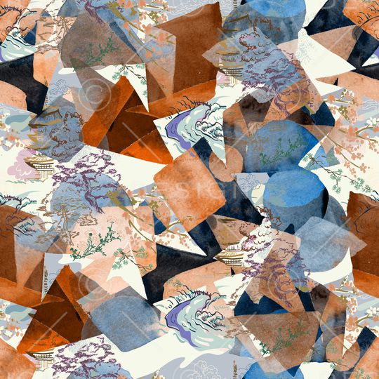 几何印花华亿平台图片