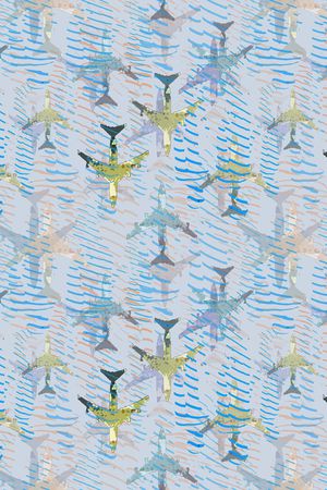 几何印花华亿平台图片