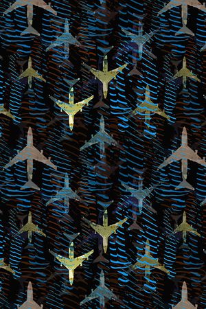 几何印花华亿平台图片