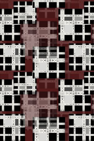 格子印花华亿平台图片