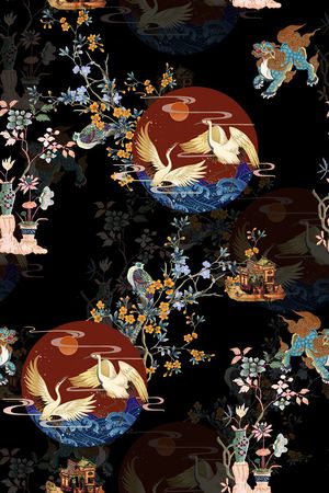 时尚印花华亿平台图片