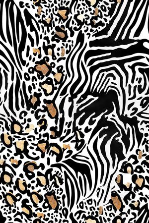 斑马纹印花华亿平台图片