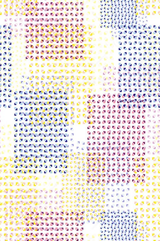 几何花卉印花华亿平台图片