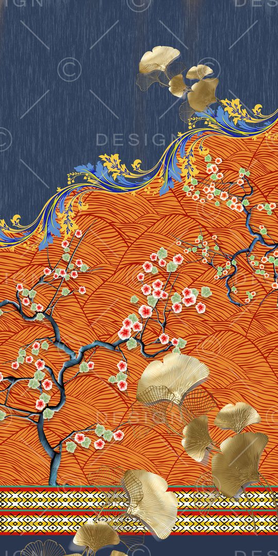 定位花印花华亿平台图片