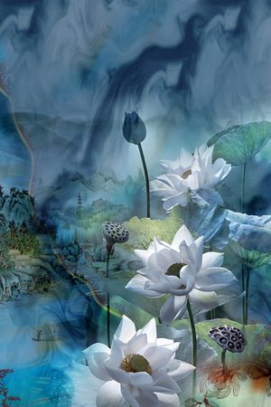 定位花印花华亿平台图片