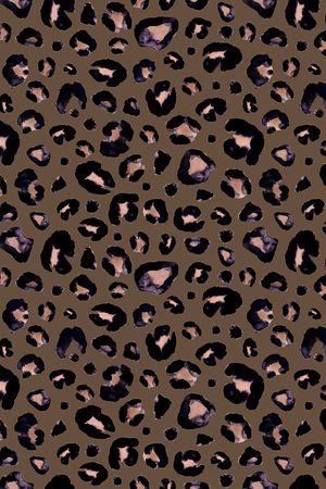 豹纹印花华亿平台图片