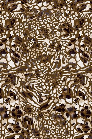 动物纹印花华亿平台图片