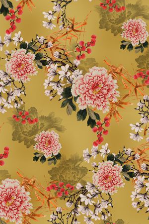 绿植树叶印花华亿平台图片