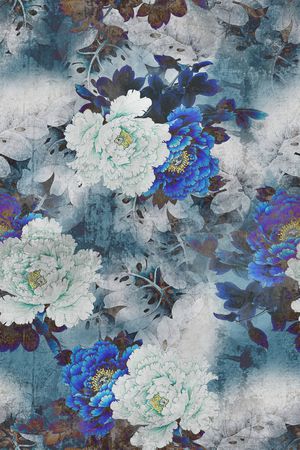 复古印花华亿平台图片