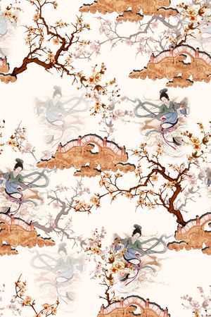 水彩印花华亿平台图片