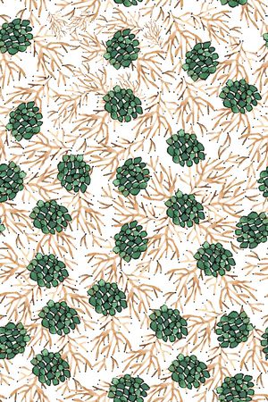 绿植树叶印花华亿平台图片