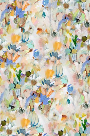 抽象花卉印花华亿平台图片