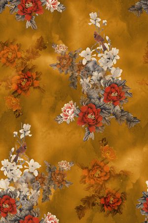 中国风印花华亿平台图片