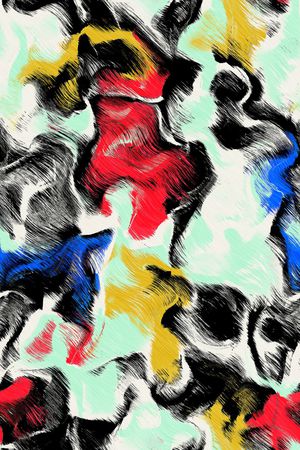 几何印花华亿平台图片