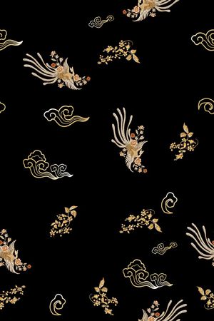 唐装印花华亿平台图片