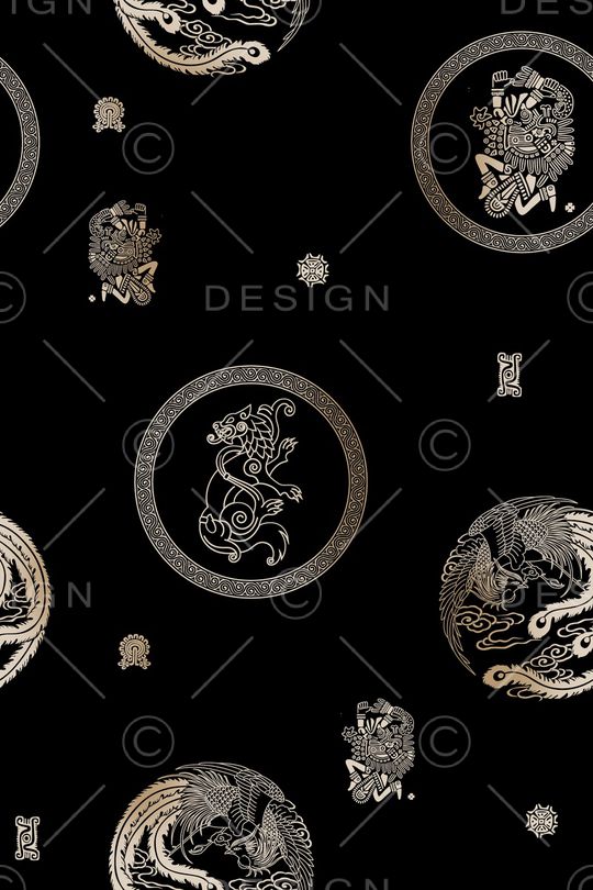 唐装印花华亿平台图片