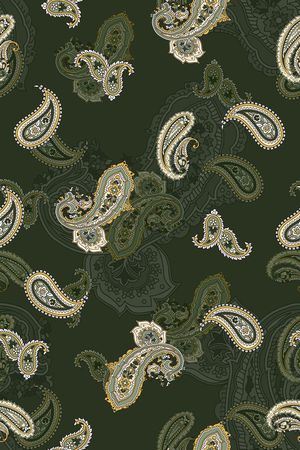 佩斯利印花华亿平台图片