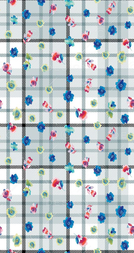 格子印花华亿平台图片