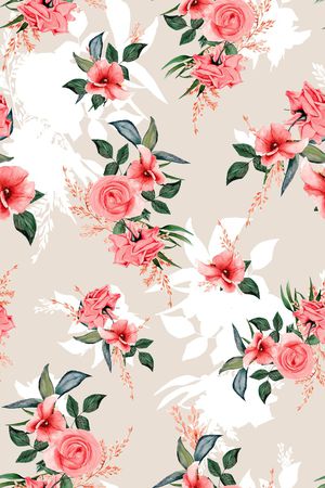 绿植树叶印花华亿平台图片