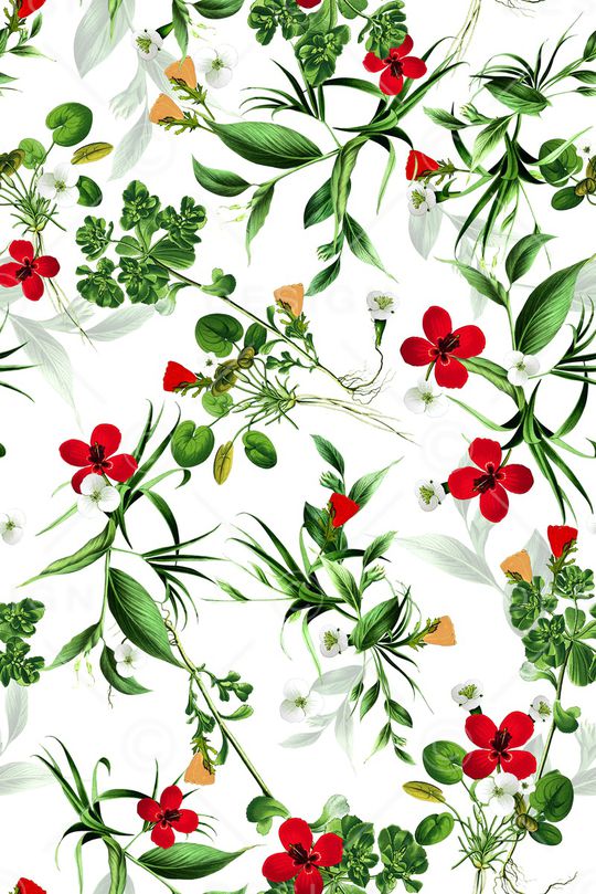 绿植树叶印花华亿平台图片