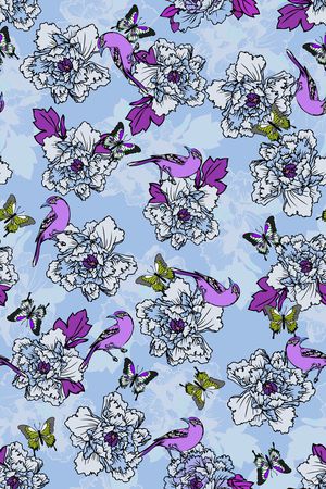 鸟印花华亿平台图片