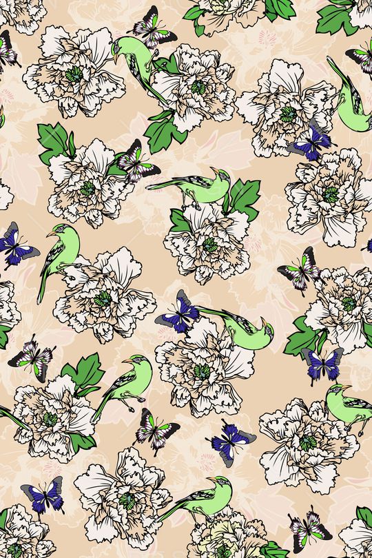 鸟印花华亿平台图片