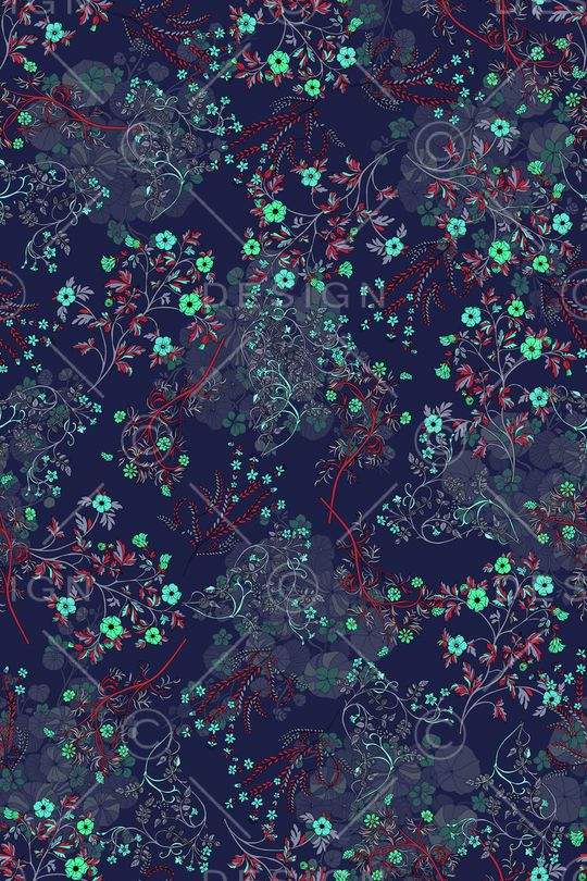 绿植树叶印花华亿平台图片