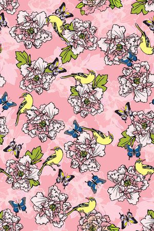 鸟印花华亿平台图片