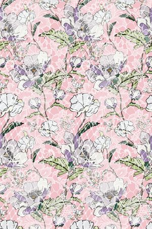 小碎花印花华亿平台图片