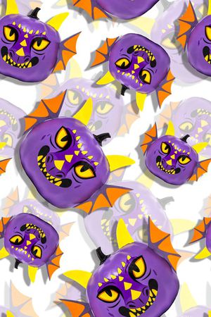 南瓜印花华亿平台图片